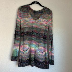 Rue 21 multi colored sweater dress